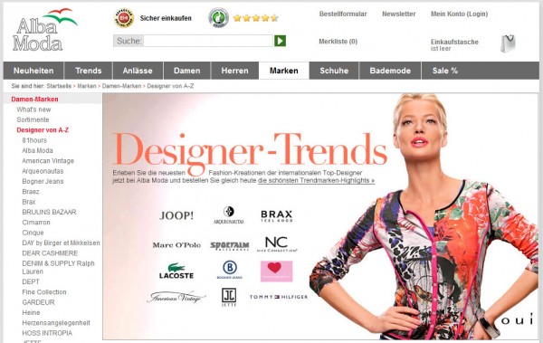Oriëntatiepunt cultuur Infrarood Online Shops für Mode in der Schweiz - Schweiz Tipps